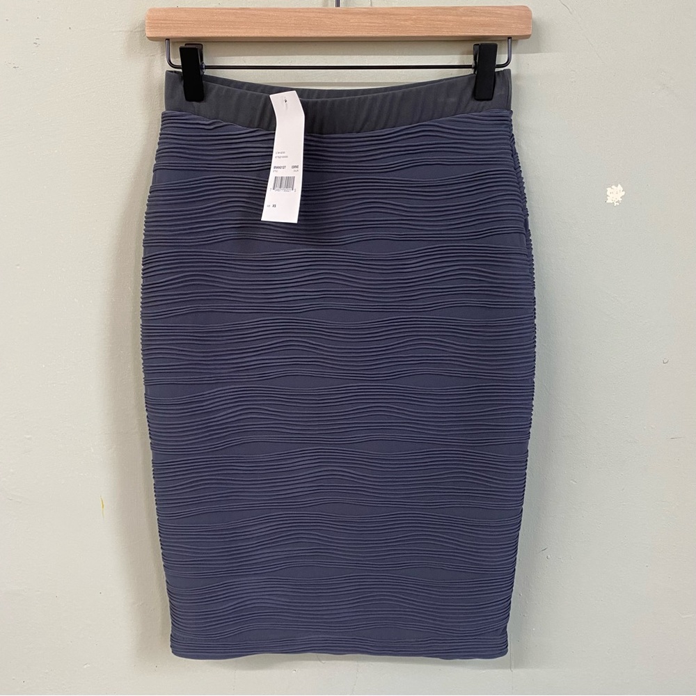 NY Collection NWT textured stretch pencil lined skirt